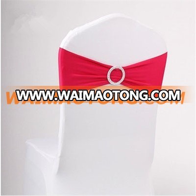 Wedding Spandex Chair Band With Diamond Buckle/ Spandex Chair Sash/ Chair bow