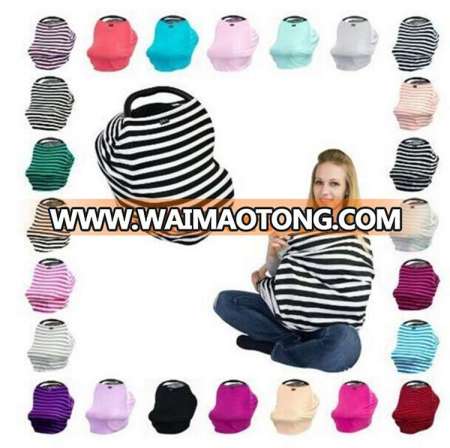 wholesale strech cotton nursing baby car seat cover canopy